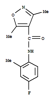 4-Isoxazolecarboxamide,n-(4-fluoro-2-methylphenyl)-3,5-dimethyl-(9ci)Structure,717859-26-2Structure 4-Isoxazolecarboxamide,n-(4-fluoro-2-methylphenyl)-3,5-dimethyl-(9ci) Structure,717859-26-2Structure