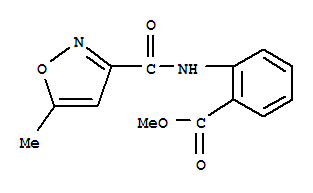 Benzoic acid, 2-[[(5-methyl-3-isoxazolyl)carbonyl]amino]-, methyl ester (9ci) Structure,717860-15-6Structure