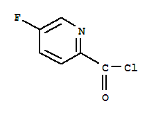 5-氟-2-吡啶羰酰氯結(jié)構(gòu)式_717871-83-5結(jié)構(gòu)式