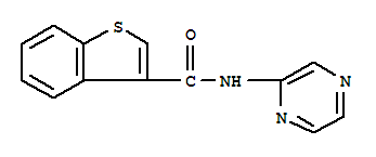 Benzo[b]thiophene-3-carboxamide, n-pyrazinyl-(9ci) Structure,717873-63-7Structure