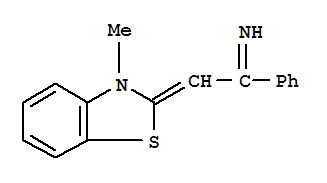 Benzenemethanimine,-alpha--[(3-methyl-2(3h)-benzothiazolylidene)methyl]-(9ci) Structure,71806-01-4Structure