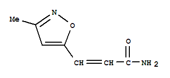 2-Propenamide,3-(3-methyl-5-isoxazolyl)-(9ci)Structure,71865-09-3Structure 2-Propenamide,3-(3-methyl-5-isoxazolyl)-(9ci) Structure,71865-09-3Structure