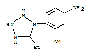 (5ci)-1-(4-氨基-2-甲氧基苯基)-5-乙基-1H-四唑結構式_719297-53-7結構式