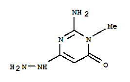 4(3H)-pyrimidinone, 2-amino-6-hydrazino-3-methyl-(9ci)Structure,719298-79-0Structure 4(3H)-pyrimidinone, 2-amino-6-hydrazino-3-methyl-(9ci) Structure,719298-79-0Structure