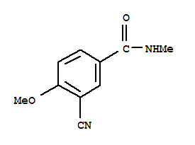 Benzamide, 3-cyano-4-methoxy-n-methyl-(9ci)Structure,720693-00-5Structure Benzamide, 3-cyano-4-methoxy-n-methyl-(9ci) Structure,720693-00-5Structure