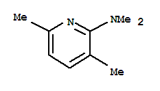 n,n,3,6-四甲基-2-吡啶胺結(jié)構(gòu)式_72184-24-8結(jié)構(gòu)式