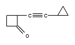 Cyclobutanone, 2-(cyclopropylethynyl)-(9ci) Structure,72272-39-0Structure