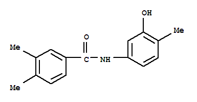 Benzamide, n-(3-hydroxy-4-methylphenyl)-3,4-dimethyl-(9ci)Structure,723256-61-9Structure Benzamide, n-(3-hydroxy-4-methylphenyl)-3,4-dimethyl-(9ci) Structure,723256-61-9Structure