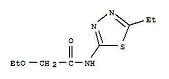 (9ci)-2-乙氧基-n-(5-乙基-1,3,4-噻二唑-2-基)-乙酰胺結(jié)構(gòu)式_723757-34-4結(jié)構(gòu)式
