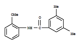 Benzamide, n-(2-methoxyphenyl)-3,5-dimethyl-(9ci)Structure,724429-81-6Structure Benzamide, n-(2-methoxyphenyl)-3,5-dimethyl-(9ci) Structure,724429-81-6Structure