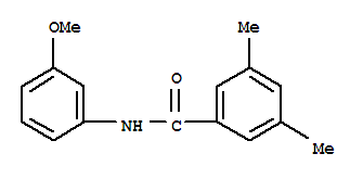Benzamide, n-(3-methoxyphenyl)-3,5-dimethyl-(9ci)Structure,724429-82-7Structure Benzamide, n-(3-methoxyphenyl)-3,5-dimethyl-(9ci) Structure,724429-82-7Structure