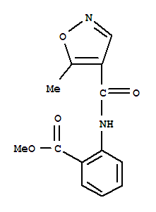 Benzoic acid, 2-[[(5-methyl-4-isoxazolyl)carbonyl]amino]-, methyl ester (9ci) Structure,724436-21-9Structure