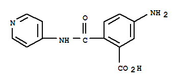 Benzoic acid, 5-amino-2-[(4-pyridinylamino)carbonyl]-(9ci) Structure,724455-77-0Structure