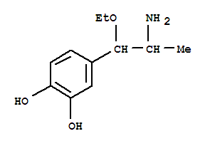 1,2-Benzenediol, 4-(2-amino-1-ethoxypropyl)-(9ci)Structure,725200-35-1Structure 1,2-Benzenediol, 4-(2-amino-1-ethoxypropyl)-(9ci) Structure,725200-35-1Structure