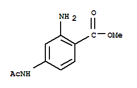 Benzoic acid, 4-(acetylamino)-2-amino-, methyl ester (9ci)Structure,725239-36-1Structure Benzoic acid, 4-(acetylamino)-2-amino-, methyl ester (9ci) Structure,725239-36-1Structure