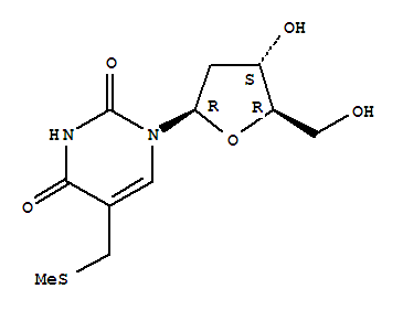 Thymidine, a-(methylthio)-(9ci)Structure,72687-16-2Structure Thymidine, a-(methylthio)-(9ci) Structure,72687-16-2Structure
