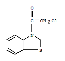 Benzothiazole, 3-(chloroacetyl)-2,3-dihydro-(9ci)Structure,72687-25-3Structure Benzothiazole, 3-(chloroacetyl)-2,3-dihydro-(9ci) Structure,72687-25-3Structure