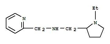 2-Pyridinemethanamine,n-[(1-ethyl-2-pyrrolidinyl)methyl]-(9ci) Structure,727360-98-7Structure