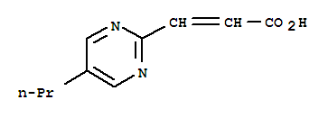 (9ci)-3-(5-丙基-2-嘧啶)-2-丙酸結(jié)構(gòu)式_72790-22-8結(jié)構(gòu)式