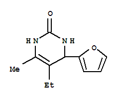 2(1H)-pyrimidinone,5-ethyl-4-(2-furanyl)-3,4-dihydro-6-methyl-(9ci)Structure,728004-16-8Structure 2(1H)-pyrimidinone,5-ethyl-4-(2-furanyl)-3,4-dihydro-6-methyl-(9ci) Structure,728004-16-8Structure