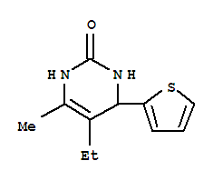2(1H)-pyrimidinone,5-ethyl-3,4-dihydro-6-methyl-4-(2-thienyl)-(9ci)Structure,728004-19-1Structure 2(1H)-pyrimidinone,5-ethyl-3,4-dihydro-6-methyl-4-(2-thienyl)-(9ci) Structure,728004-19-1Structure