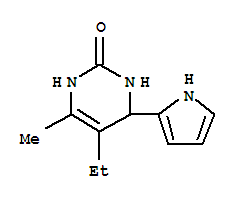 2(1H)-pyrimidinone,5-ethyl-3,4-dihydro-6-methyl-4-(1h-pyrrol-2-yl)-(9ci)Structure,728004-24-8Structure 2(1H)-pyrimidinone,5-ethyl-3,4-dihydro-6-methyl-4-(1h-pyrrol-2-yl)-(9ci) Structure,728004-24-8Structure