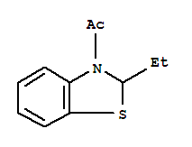 Benzothiazole, 3-acetyl-2-ethyl-2,3-dihydro-(9ci)Structure,72889-11-3Structure Benzothiazole, 3-acetyl-2-ethyl-2,3-dihydro-(9ci) Structure,72889-11-3Structure