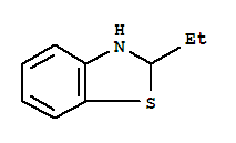 Benzothiazole, 2-ethyl-2,3-dihydro-(9ci)Structure,72889-30-6Structure Benzothiazole, 2-ethyl-2,3-dihydro-(9ci) Structure,72889-30-6Structure