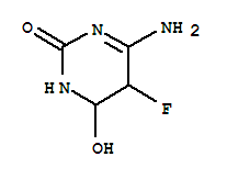 2(1H)-pyrimidinone,4-amino-5-fluoro-5,6-dihydro-6-hydroxy-(9ci)Structure,72939-80-1Structure 2(1H)-pyrimidinone,4-amino-5-fluoro-5,6-dihydro-6-hydroxy-(9ci) Structure,72939-80-1Structure