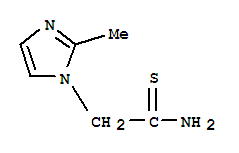 (9ci)-2-甲基-1H-咪唑-1-乙烷硫代酰胺結(jié)構(gòu)式_729553-52-0結(jié)構(gòu)式