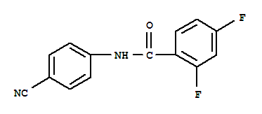 Benzamide, n-(4-cyanophenyl)-2,4-difluoro-(9ci)Structure,729559-69-7Structure Benzamide, n-(4-cyanophenyl)-2,4-difluoro-(9ci) Structure,729559-69-7Structure