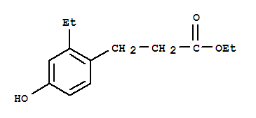 Benzenepropanoic acid, 2-ethyl-4-hydroxy-, ethyl ester (9ci)Structure,729590-46-9Structure Benzenepropanoic acid, 2-ethyl-4-hydroxy-, ethyl ester (9ci) Structure,729590-46-9Structure