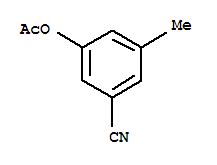 Benzonitrile, 3-(acetyloxy)-5-methyl-(9ci)Structure,729613-60-9Structure Benzonitrile, 3-(acetyloxy)-5-methyl-(9ci) Structure,729613-60-9Structure