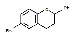 (9ci)-6-乙基-3,4-二氫-2-苯基-2H-1-苯并吡喃結(jié)構(gòu)式_73110-95-9結(jié)構(gòu)式