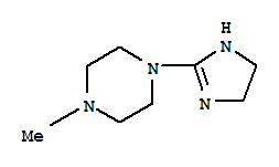 Piperazine, 1-(4,5-dihydro-1h-imidazol-2-yl)-4-methyl-(9ci)Structure,732204-71-6Structure Piperazine, 1-(4,5-dihydro-1h-imidazol-2-yl)-4-methyl-(9ci) Structure,732204-71-6Structure