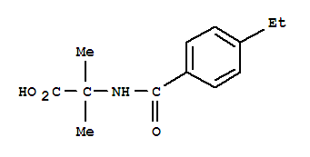 Alanine, n-(4-ethylbenzoyl)-2-methyl-Structure,732304-31-3Structure Alanine, n-(4-ethylbenzoyl)-2-methyl- Structure,732304-31-3Structure