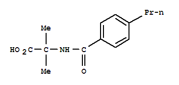 Alanine, 2-methyl-n-(4-propylbenzoyl)-Structure,732304-35-7Structure Alanine, 2-methyl-n-(4-propylbenzoyl)- Structure,732304-35-7Structure