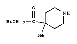 Ethanone, 2-bromo-1-(4-methyl-4-piperidinyl)-(9ci)Structure,733683-53-9Structure Ethanone, 2-bromo-1-(4-methyl-4-piperidinyl)-(9ci) Structure,733683-53-9Structure