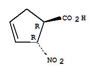 3-Cyclopentene-1-carboxylicacid,2-nitro-,(1r,2r)-rel-(9ci)Structure,733749-01-4Structure 3-Cyclopentene-1-carboxylicacid,2-nitro-,(1r,2r)-rel-(9ci) Structure,733749-01-4Structure