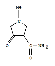 3-Pyrrolidinecarboxamide,1-methyl-4-oxo-(4ci)Structure,733804-80-3Structure 3-Pyrrolidinecarboxamide,1-methyl-4-oxo-(4ci) Structure,733804-80-3Structure