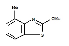 Benzothiazole, 2-methoxy-4-methyl-(9ci)Structure,73443-78-4Structure Benzothiazole, 2-methoxy-4-methyl-(9ci) Structure,73443-78-4Structure