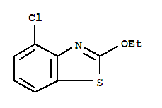 Benzothiazole, 4-chloro-2-ethoxy-(9ci)Structure,73443-79-5Structure Benzothiazole, 4-chloro-2-ethoxy-(9ci) Structure,73443-79-5Structure