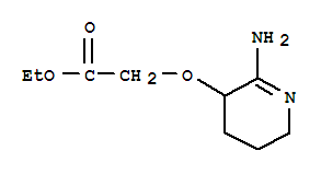 (9ci)-[(2-氨基-3,4,5,6-四氫-3-吡啶)氧基]-乙酸乙酯結(jié)構(gòu)式_734512-97-1結(jié)構(gòu)式