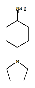 Cyclohexanamine, 4-(1-pyrrolidinyl)-, trans-(9ci) Structure,734527-26-5Structure
