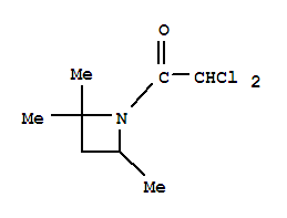 Azetidine, 1-(dichloroacetyl)-2,2,4-trimethyl-(9ci)Structure,73512-39-7Structure Azetidine, 1-(dichloroacetyl)-2,2,4-trimethyl-(9ci) Structure,73512-39-7Structure