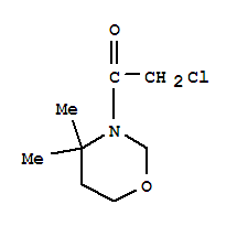 (9ci)-3-(氯乙?；?四氫-4,4-二甲基-2H-1,3-噁嗪結構式_73512-51-3結構式