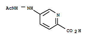 2-Pyridinecarboxylicacid,5-(2-acetylhydrazino)-(9ci)Structure,737711-15-8Structure 2-Pyridinecarboxylicacid,5-(2-acetylhydrazino)-(9ci) Structure,737711-15-8Structure