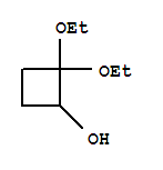 Cyclobutanol, 2,2-diethoxy-(9ci) Structure,737758-79-1Structure