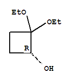 Cyclobutanol, 2,2-diethoxy-, (1r)-(9ci) Structure,737758-87-1Structure
