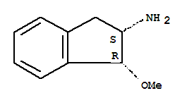 (1r,2s)-rel-(9ci)-2,3-二氫-1-甲氧基-1H-茚-2-胺結(jié)構(gòu)式_737796-56-4結(jié)構(gòu)式